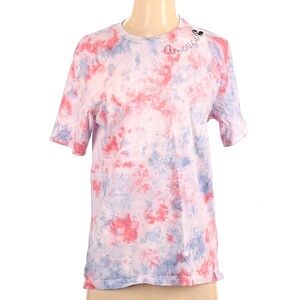 Alternative Tie-Dye Short Sleeve Tee - Pink and Blue Mickey shirt
